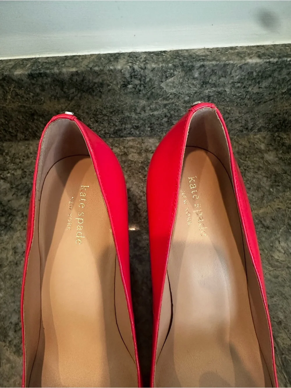 Kate Spade New York Hot Pink Patent Leather Bow Pointed Toe Stiletto Pumps